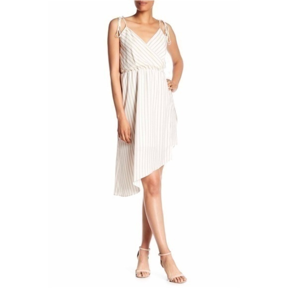 Haute Hippie Striped Asymmetrical‎ Dress Small